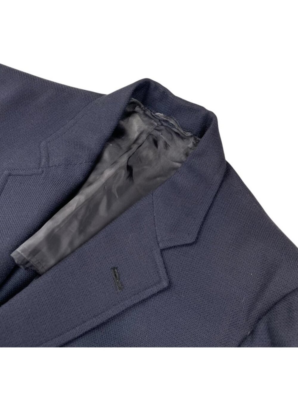 VTG Southwick Men’s 100% Wool 3/2 Roll Gold Buttons Blazer Navy Blue • 40S